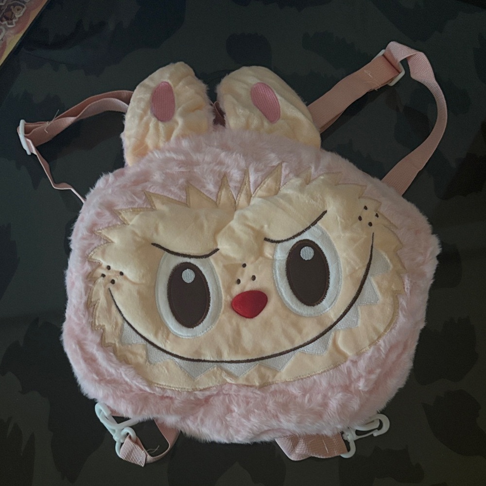Pink Labubu Kids Backpack